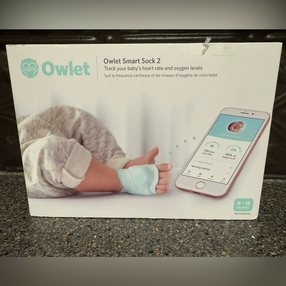 OWLET Smart Sock Baby Monitor NIB